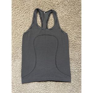 Black/white striped Lululemon tank size 10